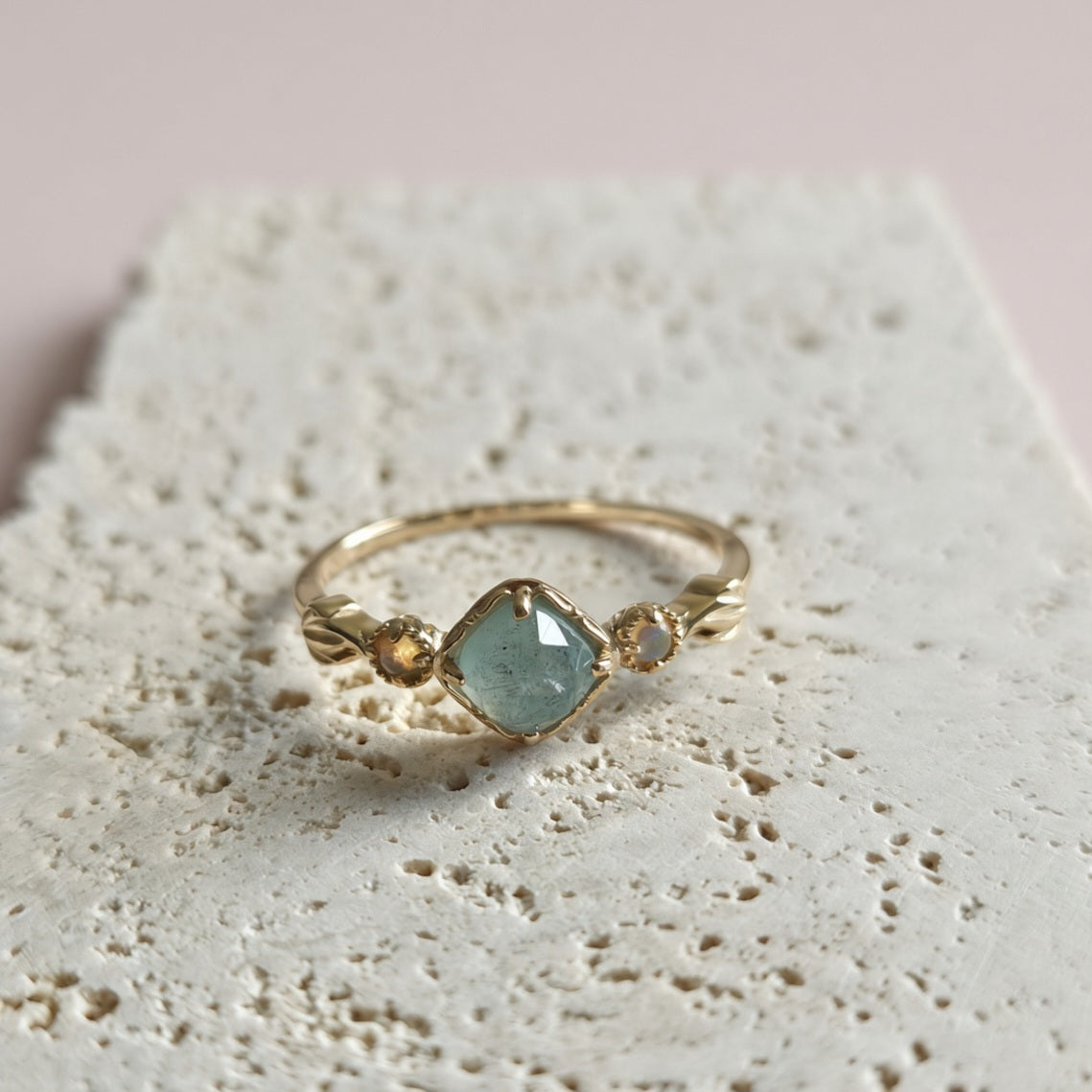 Labradorite + Australian Opal